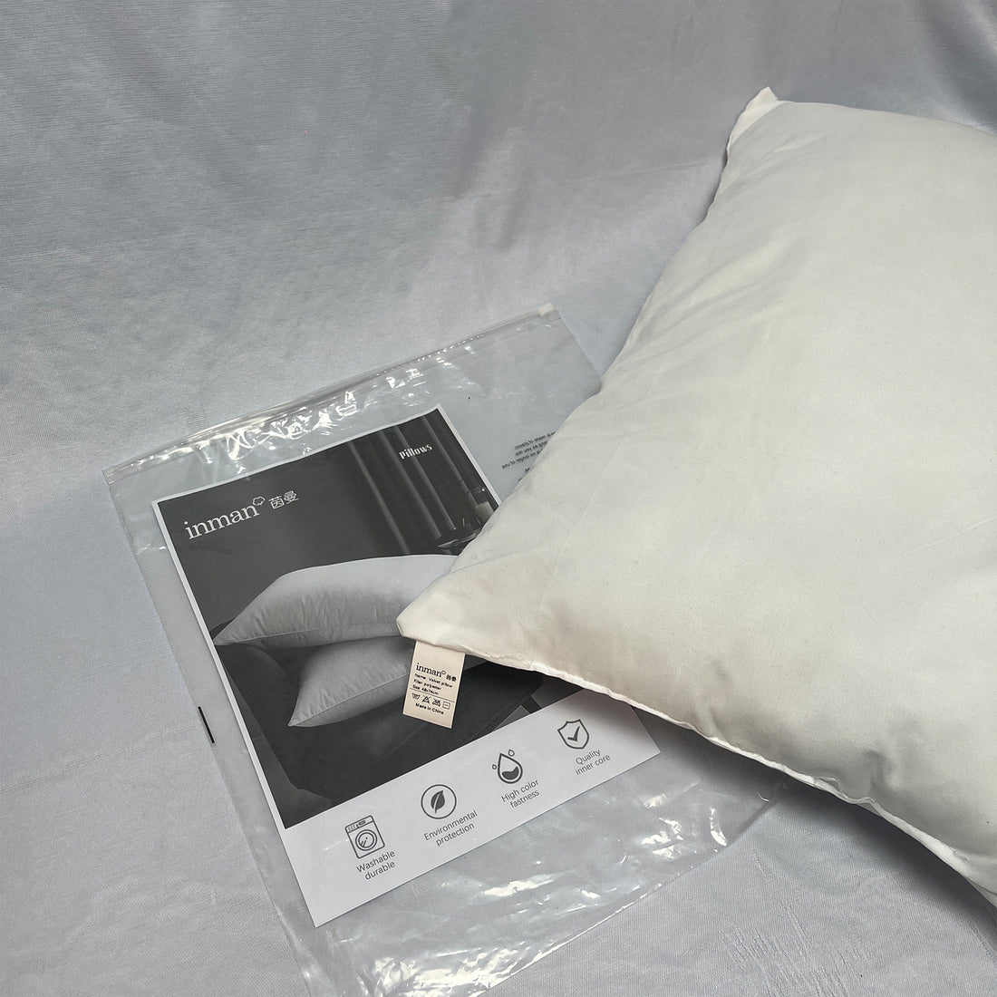 inman茵曼  pillows , Hotel Collection Luxury Soft Inserts for Sleeping,Breathable and Comfortable for Stomach Back Sleepers